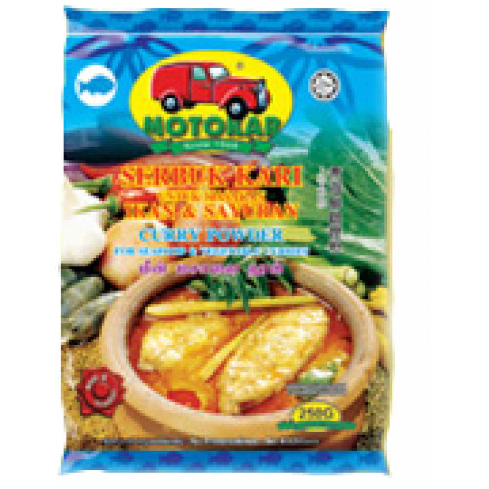 MOTOKAR SERBUK KARI IKAN & SAYURAN 250G MOTOKAR SERBUK KARI IKAN & SAYURAN 250G