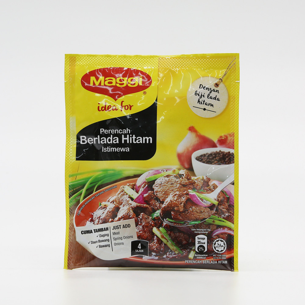Maggi Perencah Lada Hitam 40g Maggi Perencah Lada Hitam 40g