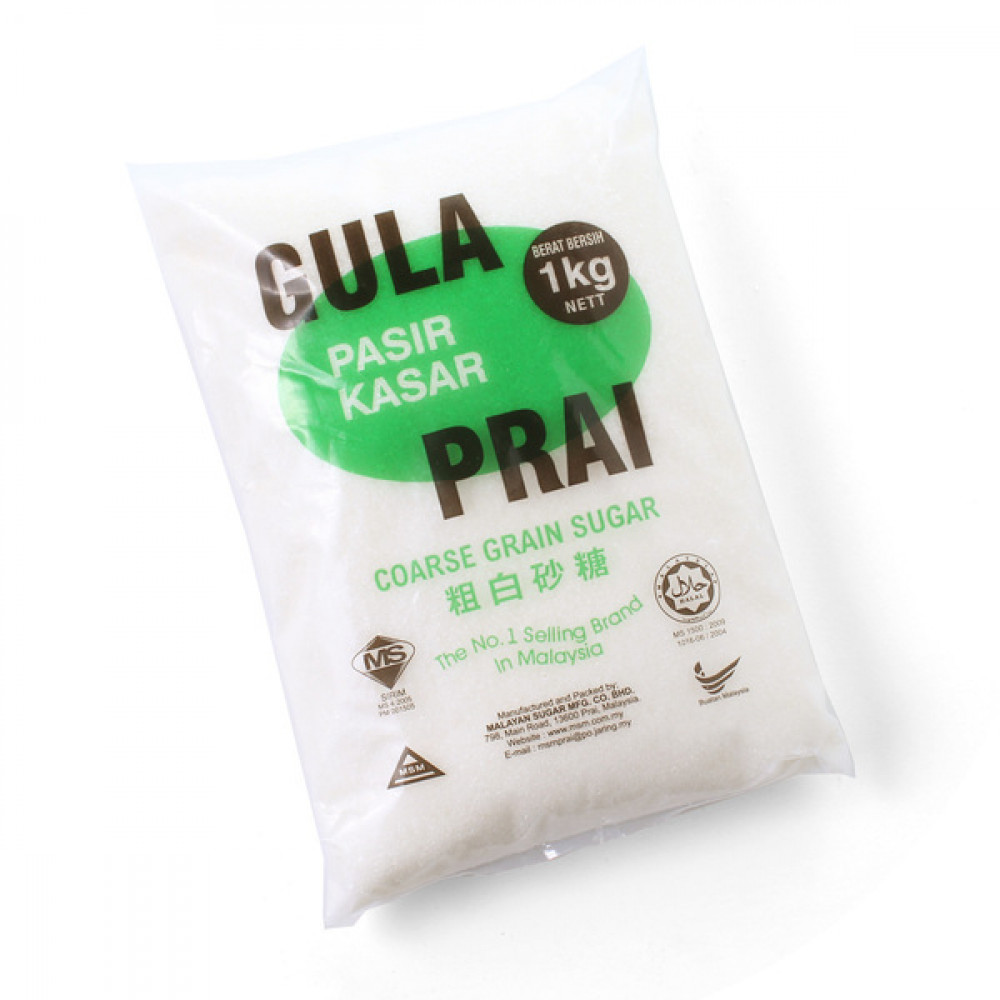 Gula Prai Coarse Grain Sugar 1kg Gula Prai Coarse Grain Sugar 1kg