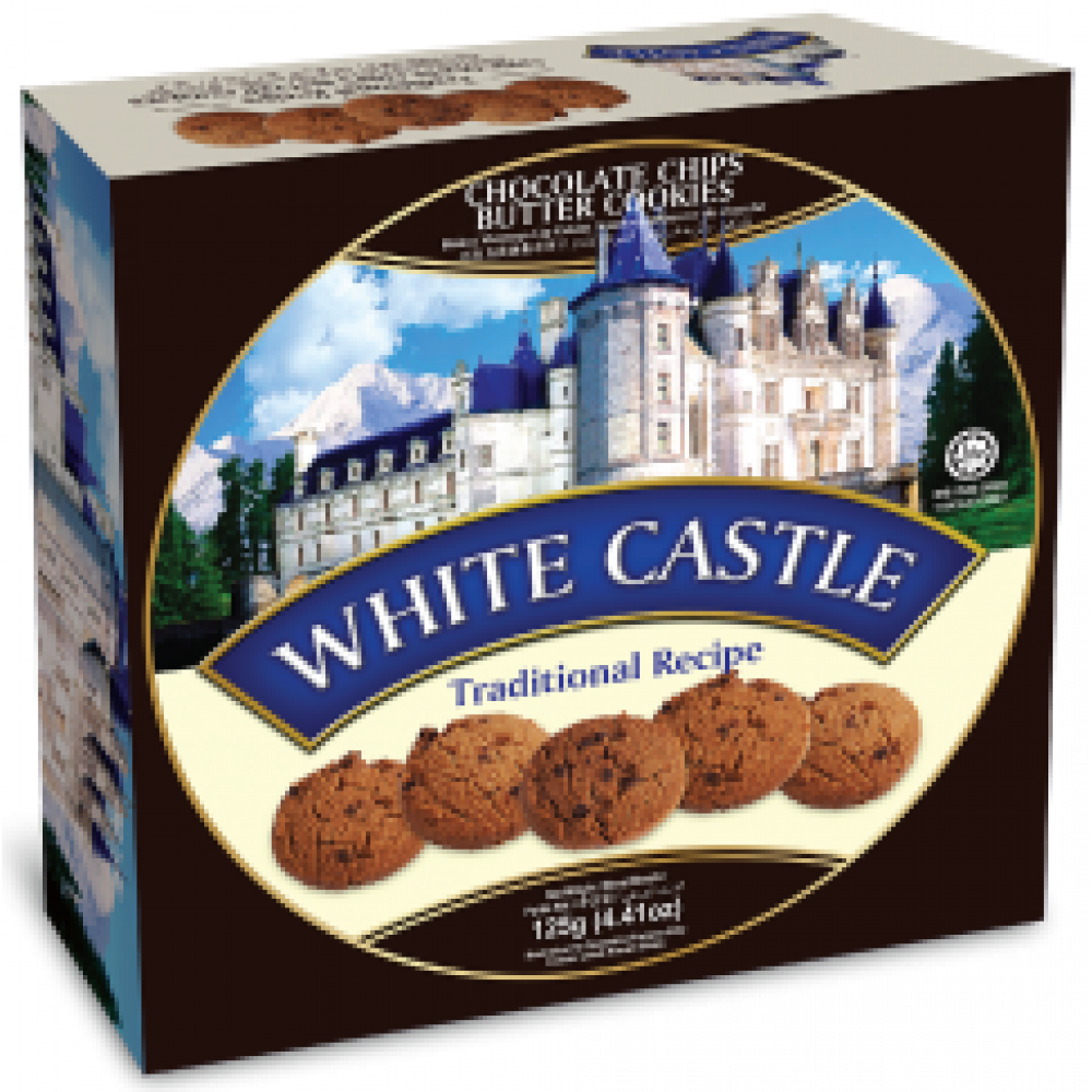 White Castle Chocolate Chips Butter Cookies 125g White Castle Chocolate Chips Butter Cookies 125g