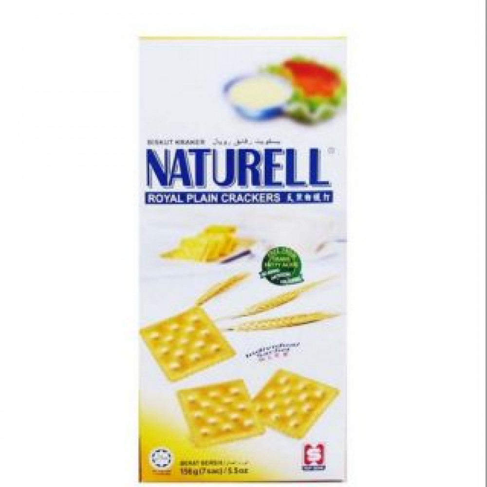 Naturell Royal Plain Crackers 156g Naturell Royal Plain Crackers 156g