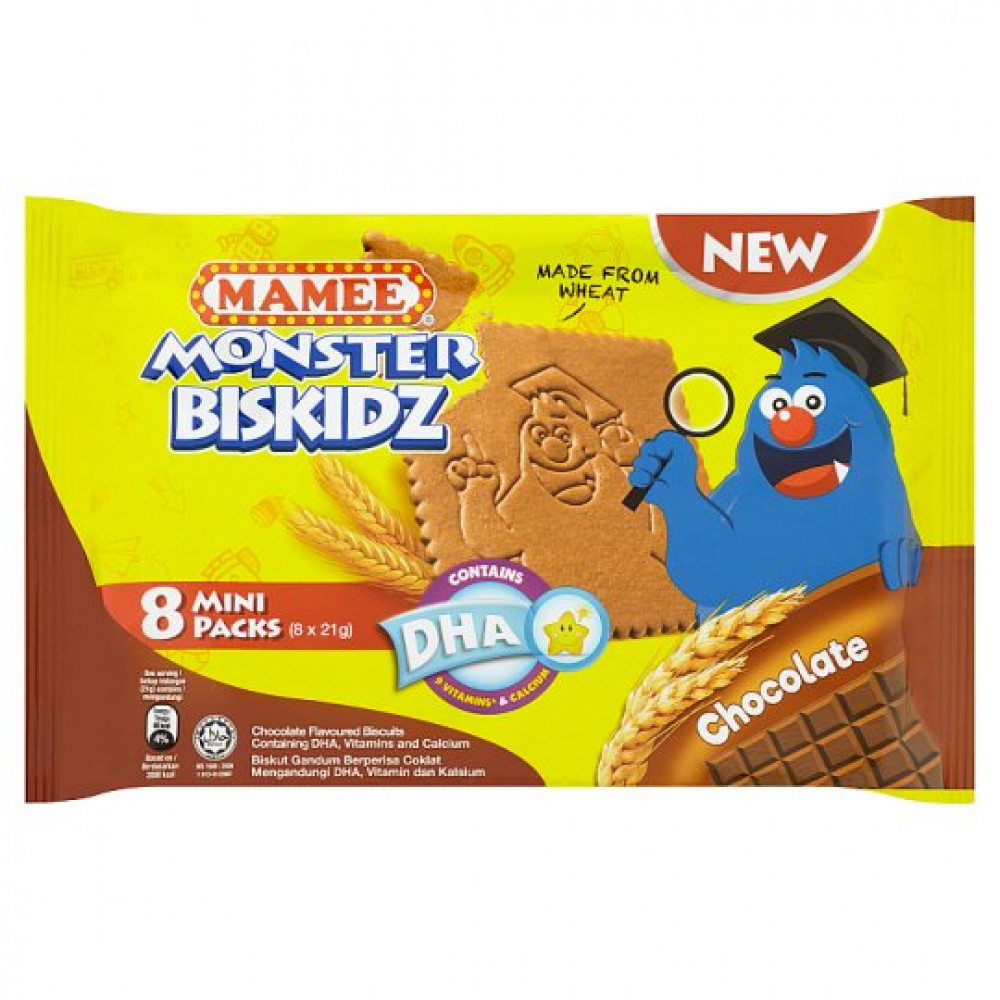 MAMEE Monster Bizkid Chocolate 168g MAMEE Monster Bizkid Chocolate 168g