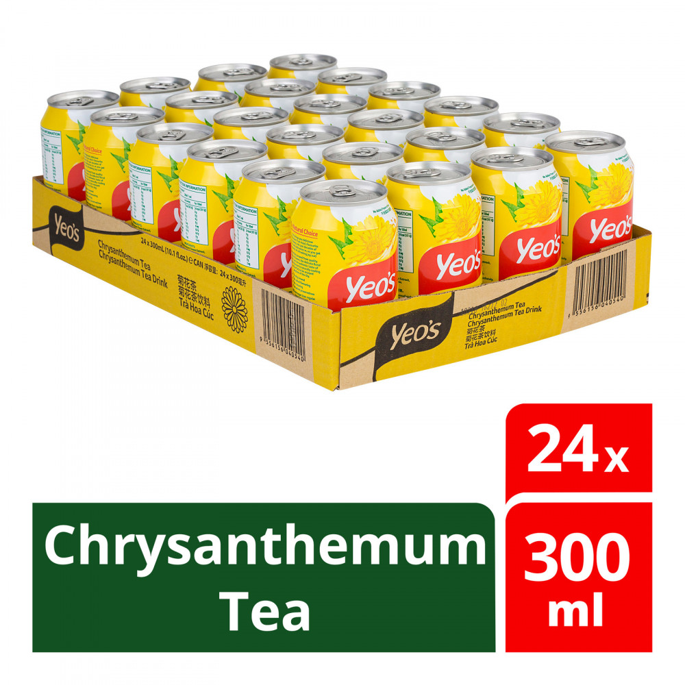 Yeo's Chrysanthemum Tea (24s x 300ml) 1 carton Yeo's Chrysanthemum Tea (24s x 300ml) 1 carton