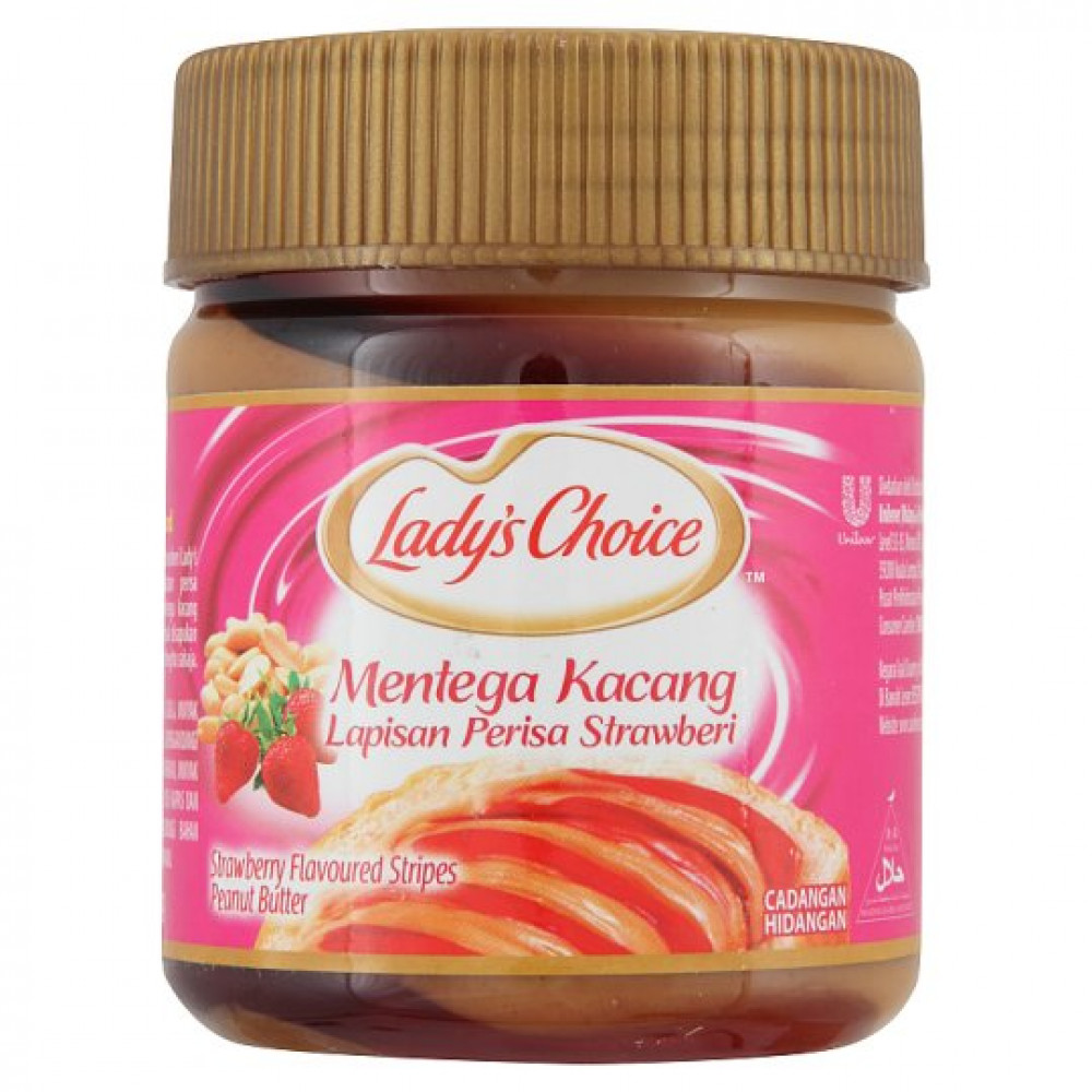 Lady's Choice Mentega Kacang Strawberry 350g Lady's Choice Mentega Kacang Strawberry 350g
