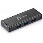 J5 Create 4 Port USB 3.0 Mini Hub (with AC Adapter ) - JUH340