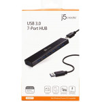 J5 Create 7 Port USB 3.0 Mini Hub (with AC Adapter) - JUH377