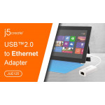 J5 Create USB2.0 Ethernet Adapter - JUE125