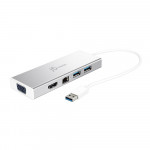 J5 Create USB3.0 MIni Dock with HDMI & VGA / Gigabit Ethernet / USB HUB - JUD380