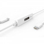 J5 Create USB-C to USB-C 2.0 Cable with OLED Dynamic Power Meter- JUCP14