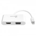 J5 Create Mini DisplayPort to HDMI / VGA (2-in1) - JDA172