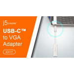 J5 Create USB Type-C to VGA Adapter - JCA111