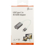 J5 Create USB Type-C to 4K HDMI Adapter - JCA153G