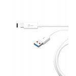 J5 Create USB3.1 Type-C to Type-A Cable / White - JUCX06