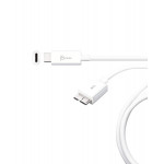 J5 Create USB3.1 Type-C to Micro-B Cable / White - JUCX07