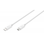 J5 Create USB2.0 Type-C to Mini-B Cable / White - JUCX10
