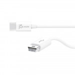 J5 Create USB2.0 Type-C to Mini-B Cable / White - JUCX10
