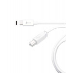 J5 Create USB2.0 Type-C to Type-B Cable / White - JUCX11