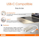 J5 Create Type-C to 4K Mini DisplayPort Adapter - JCA142