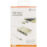 J5 Create USB Type-C 4 Port (4A) Hub - JCH343