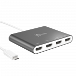 J5 Create USB-C to 4 Port HDMI Multi Monitor Adapter - JCA366