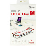 J5 Create Harmonica USB 3.0 4-Ports Hub - JUH345RE