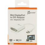 J5 Create Mini DisplayPort to DVI Adapter - JDA132