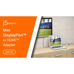 J5 Create Mini DisplayPort to HDMI Adapter - JDA152