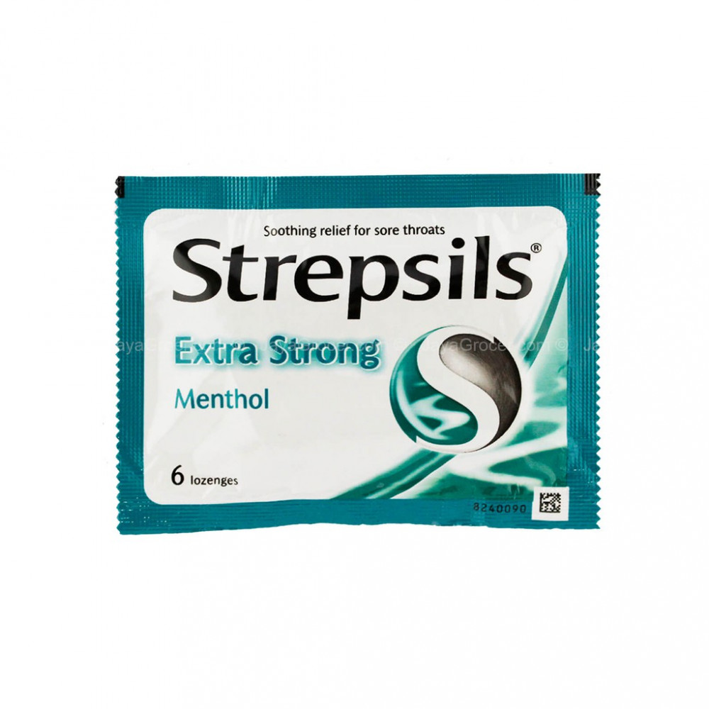 Strepsils Extra Strong Menthol (6 lozenges) Strepsils Extra Strong Menthol (6 lozenges)