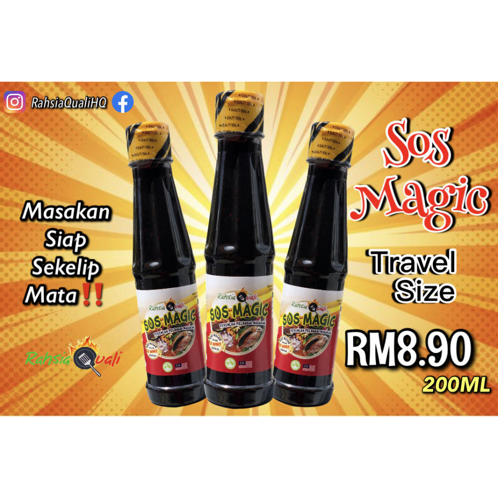 Sos Magic Pes Masakan Serbaguna Travel Size Multipurpose cooking paste/sauce/ketchup Sos Magic Pes Masakan Serbaguna Travel Size Multipurpose cooking paste/sauce/ketchup