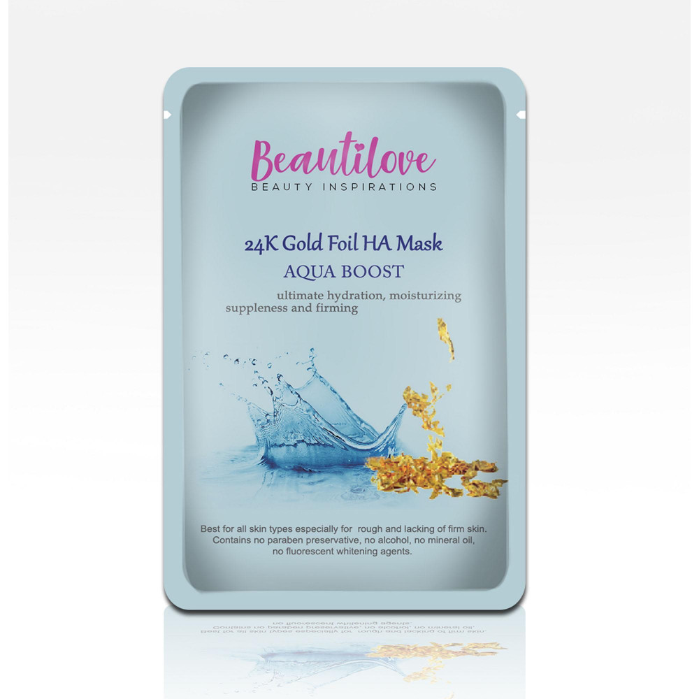 BEAUTILOVE 24K GOLD FOIL 1'S HA MASK BEAUTILOVE 24K GOLD FOIL 1'S HA MASK