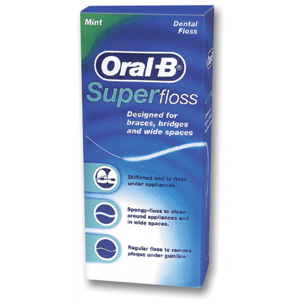 ORAL B SUPER FLOSS 50'S ORAL B SUPER FLOSS 50'S
