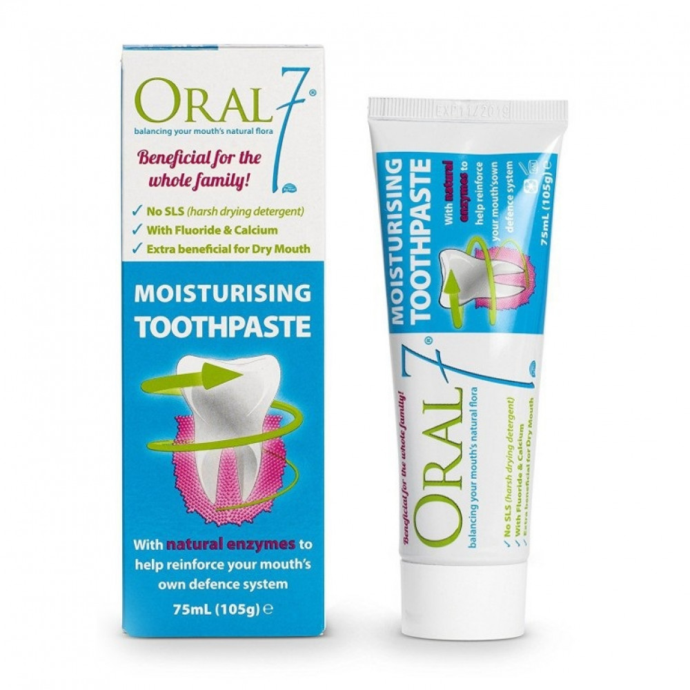 ORAL 7 MOISTURISING TOOTHPASTE 105G ORAL 7 MOISTURISING TOOTHPASTE 105G
