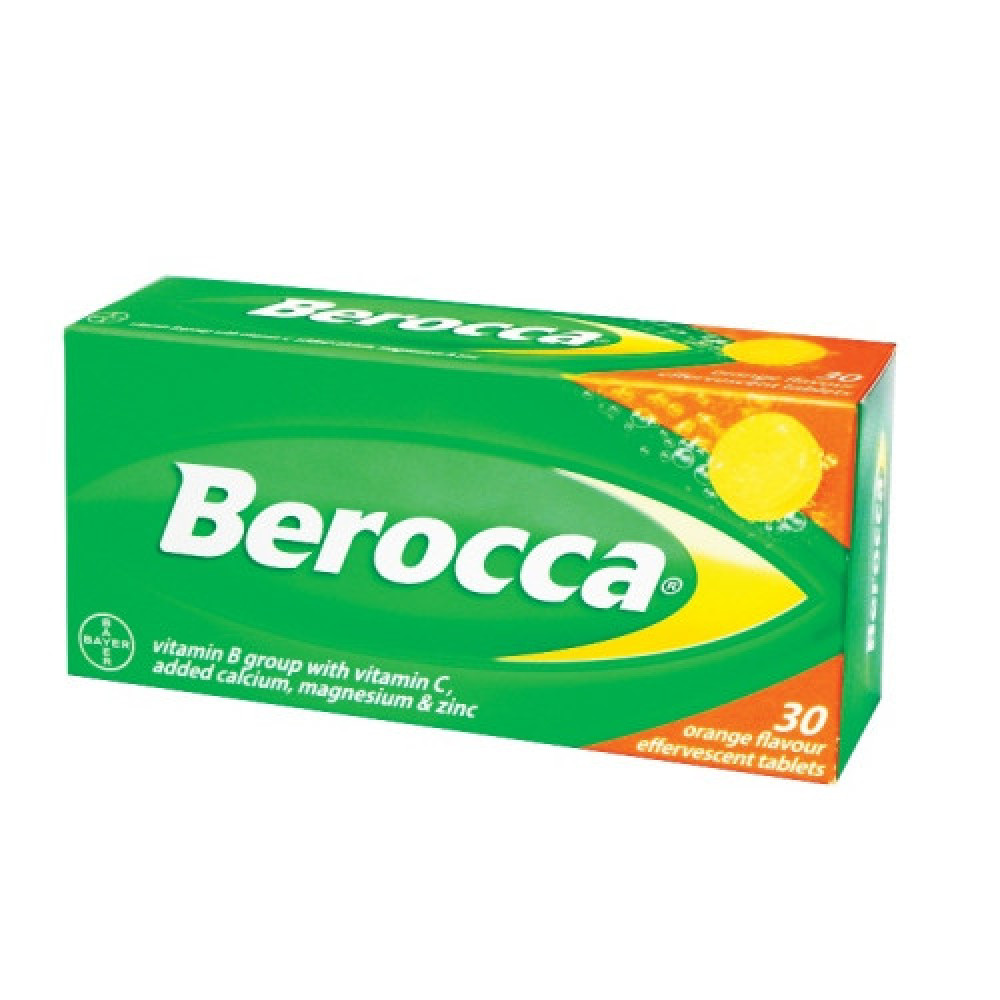 BEROCCA EFF TAB ORANGE 15'S X 2 Tubes