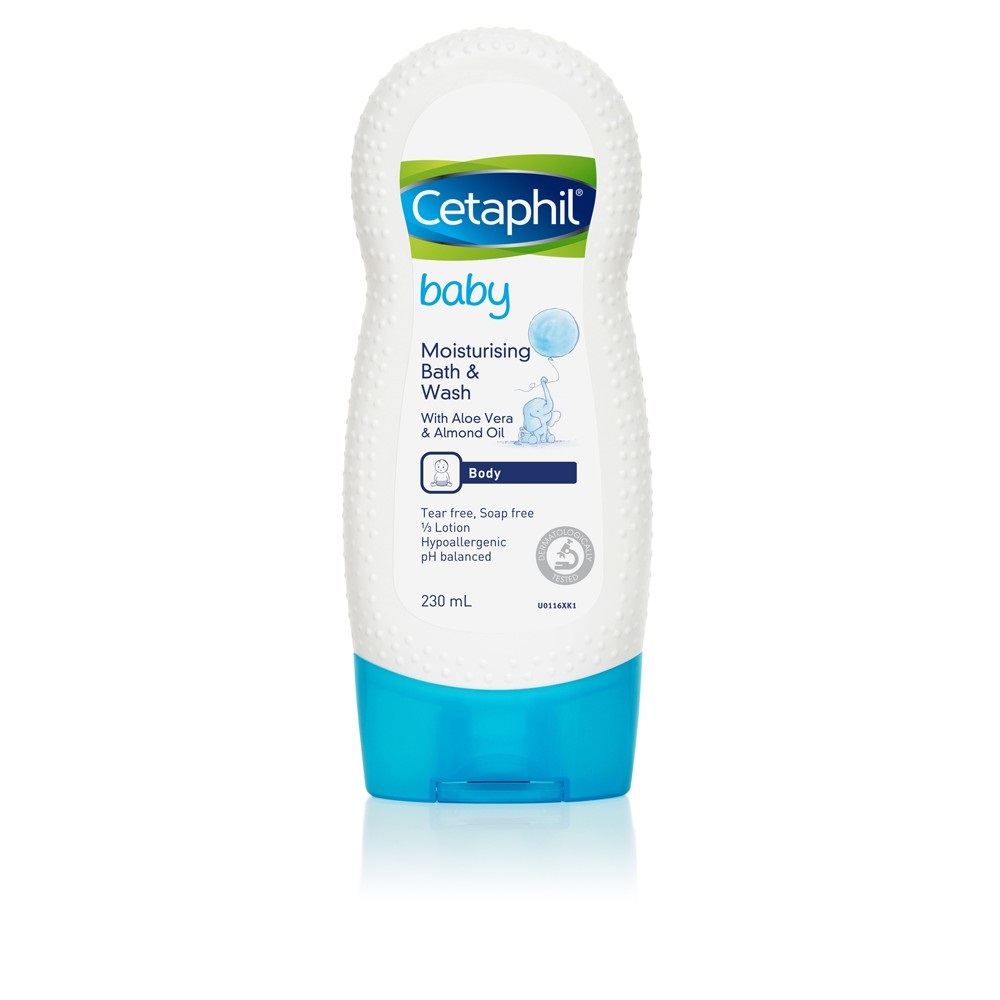 CETAPHIL BABY MOIST BATH & WASH 230ML	