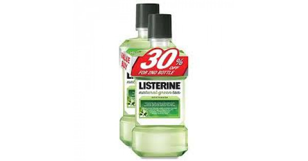 Listerine nat. Green tea mouthwash 2x 750ml (9556006282854)