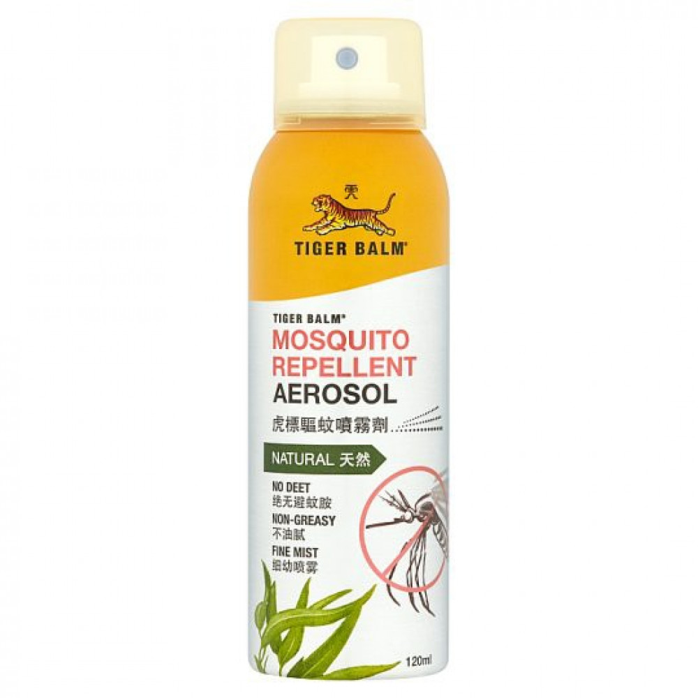 TIGER BALM MOSQUITO REPELLENT AEROSOL 120mL TIGER BALM MOSQUITO REPELLENT AEROSOL 120mL