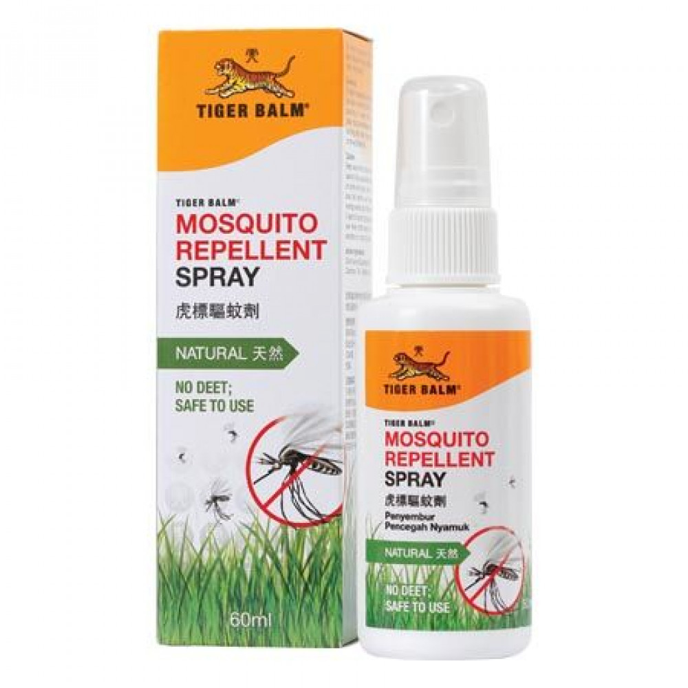 TIGER BALM MOSQUITO REPELLENT SPRAY 60ML TIGER BALM MOSQUITO REPELLENT SPRAY 60ML