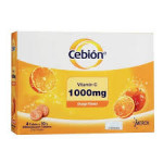 Cebion Vitamin C Effervescent Orange 1000mg 4 x10S