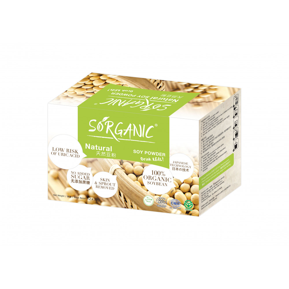 Sorganic Natural Soy Powders (30g)