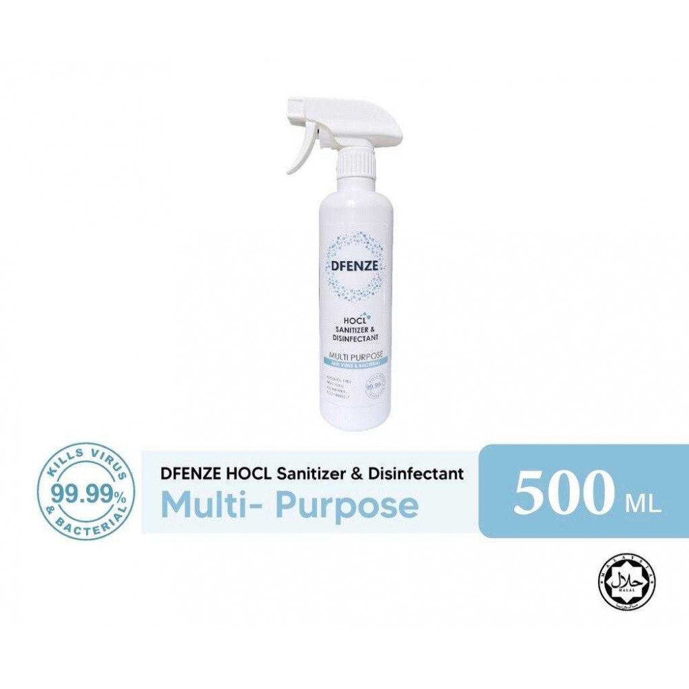 Dfenze HOCL Multipurpose Sanitizer & Disinfectant 500ml
