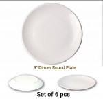 【House Partner】Dinner Round Plate (6'/7'/8'/9') for Hotel Restaurant Kitchen Dining