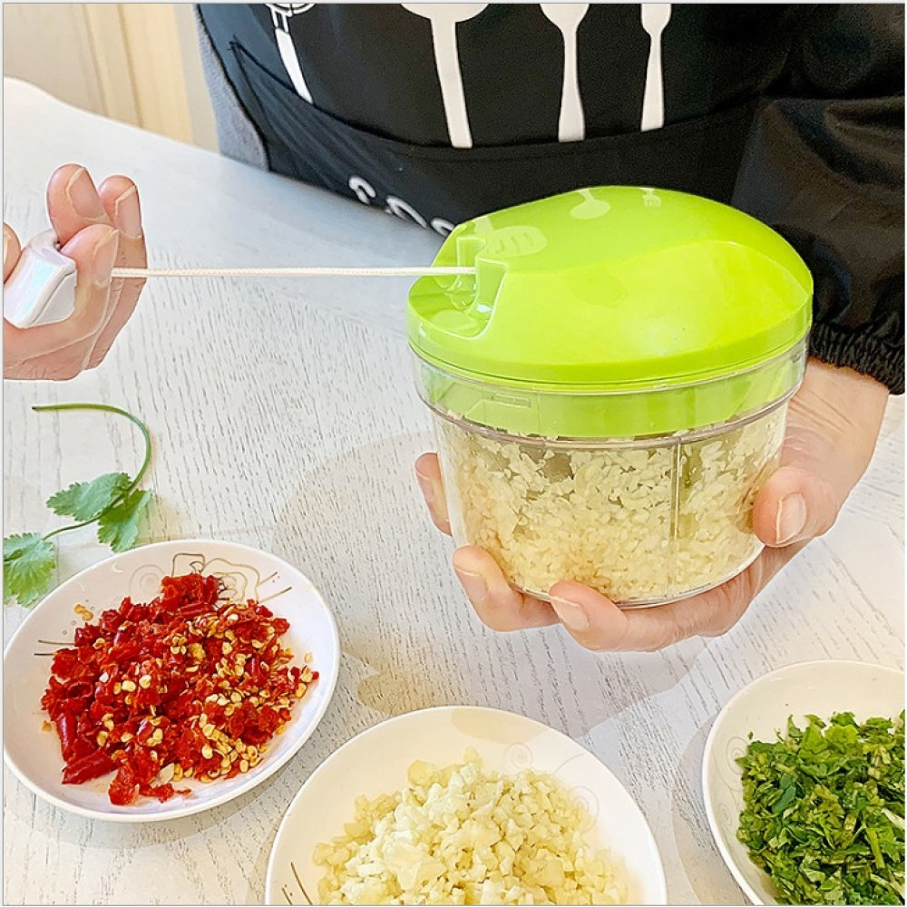 Manual Food Chopper,Mini Multifunctional Pull Meat Vegetable