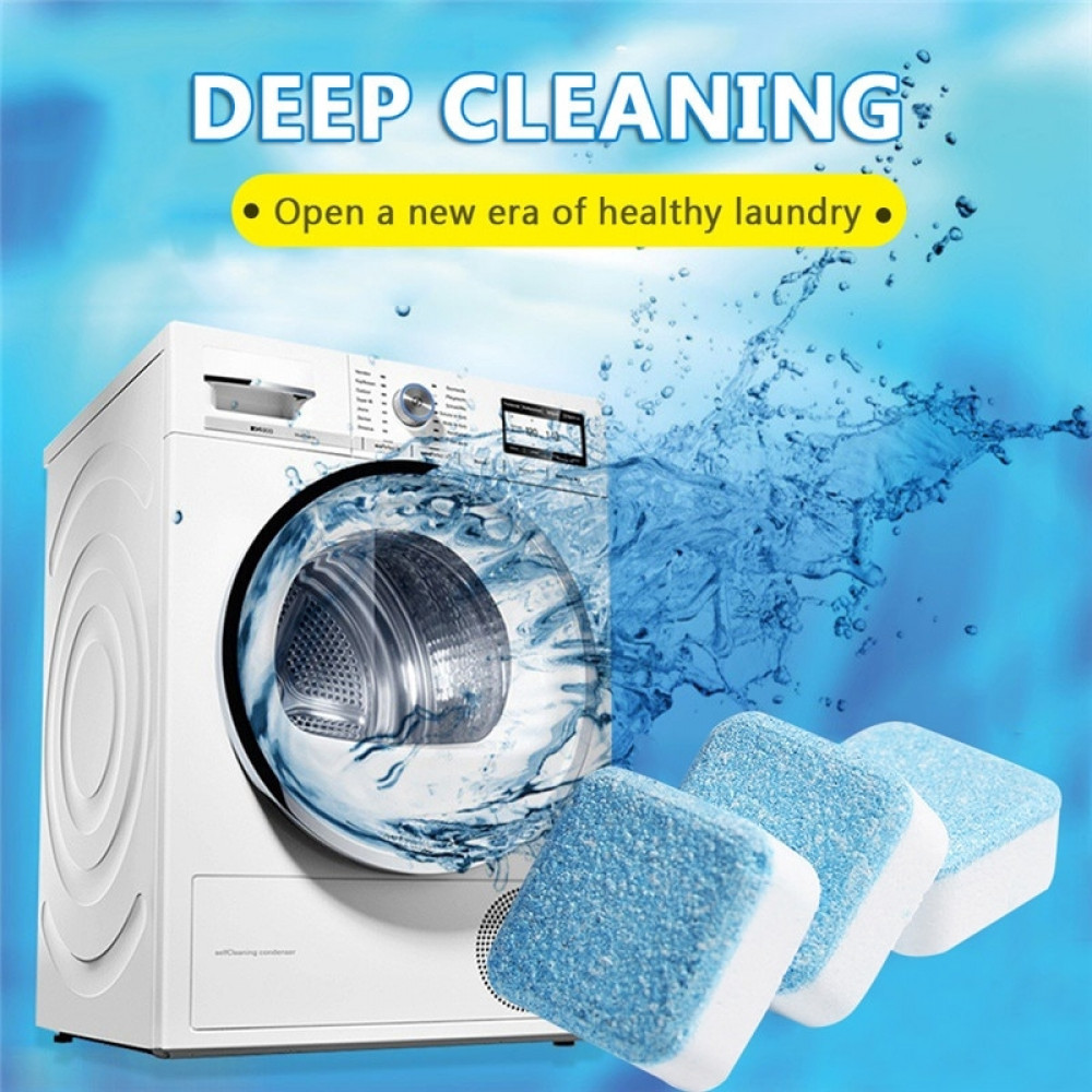 Washing Machine Cleaning Foam Block 洗衣機槽泡騰片 消毒 杀菌 清洁剂 12pcs/box