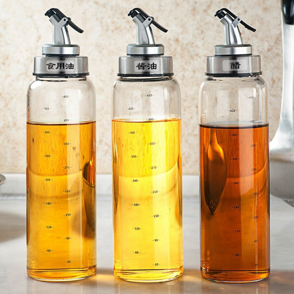 【House Partner】Sealed Leak-Proof Oil Bottle High Borosilicate Heat-Resistant High Temperature 【House Partner】Sealed Leak-Proof Oil Bottle High Borosilicate Heat-Resistant High Temperature
