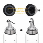 【House Partner】Sealed Leak-Proof Oil Bottle High Borosilicate Heat-Resistant High Temperature