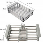 Adjustable Stainless Steel Drain Rack/ Dish Rack