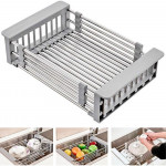 Adjustable Stainless Steel Drain Rack/ Dish Rack