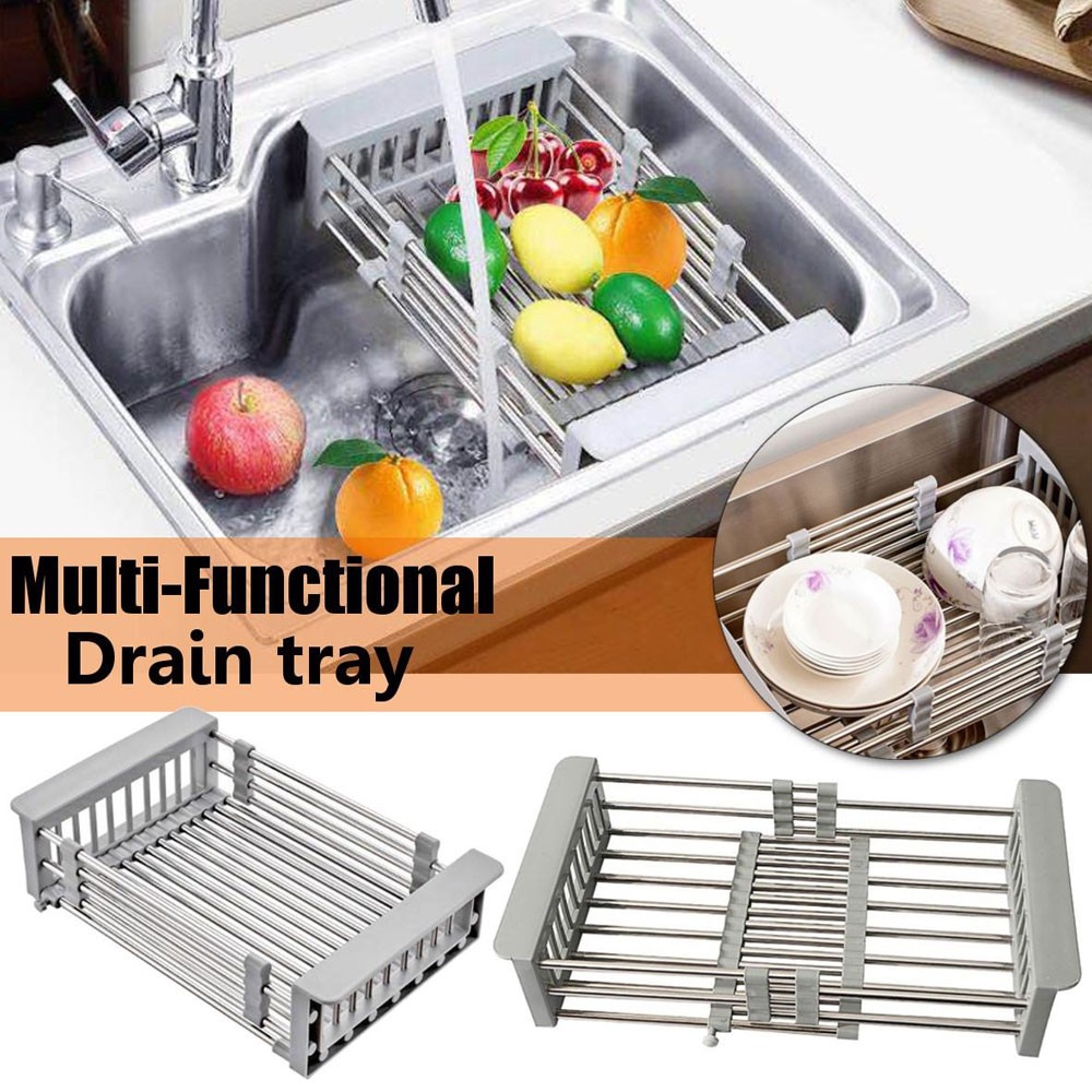 Adjustable Stainless Steel Drain Rack/ Dish Rack Adjustable Stainless Steel Drain Rack/ Dish Rack
