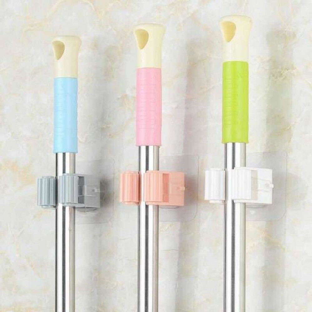 Mop Holder Bathroom Wall Sticker 神奇拖把挂架 Mop Holder Bathroom Wall Sticker 神奇拖把挂架
