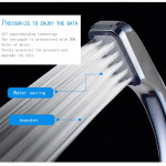 Realeos Pressurized Water Saving Hand Shower Head Bathroom (300 Holes) R793